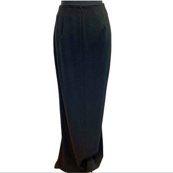 Adolfo Dominguez Black Maxi Skirt Size 2 - Picture 3 of 15